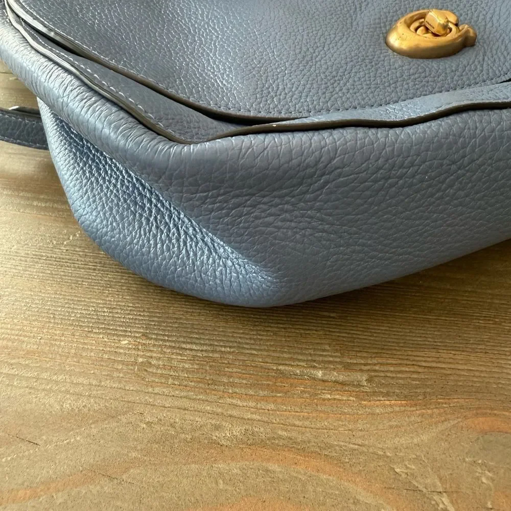COACH Polished Pebble Leather Shoulder Bag